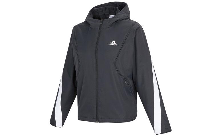 adidas Women s Sports Hooded Jacket Black HF2469 XL