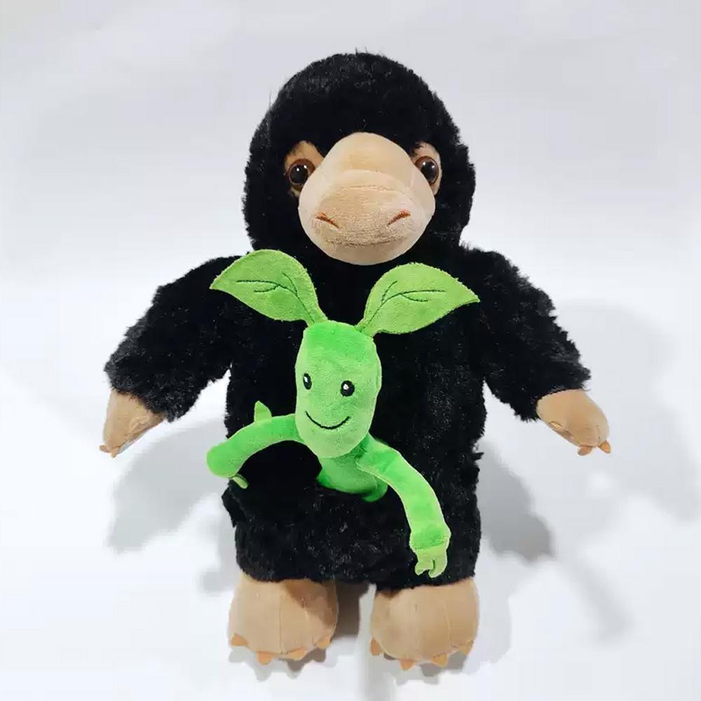 Hot Movies Fantastic Beasts Niffler Bowtruckle Plush Toys Cute Niffler and Bowtruckle Stuffed Plush Dolls Toys Gifts for Kids about 35cm