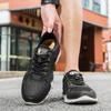 Fashion 2025 New Outdoor Men's Fashion Trend Lace-up Shoes Summer Mesh Breathable Casual Comfortable Lightweight Hiking Flat Sneakers