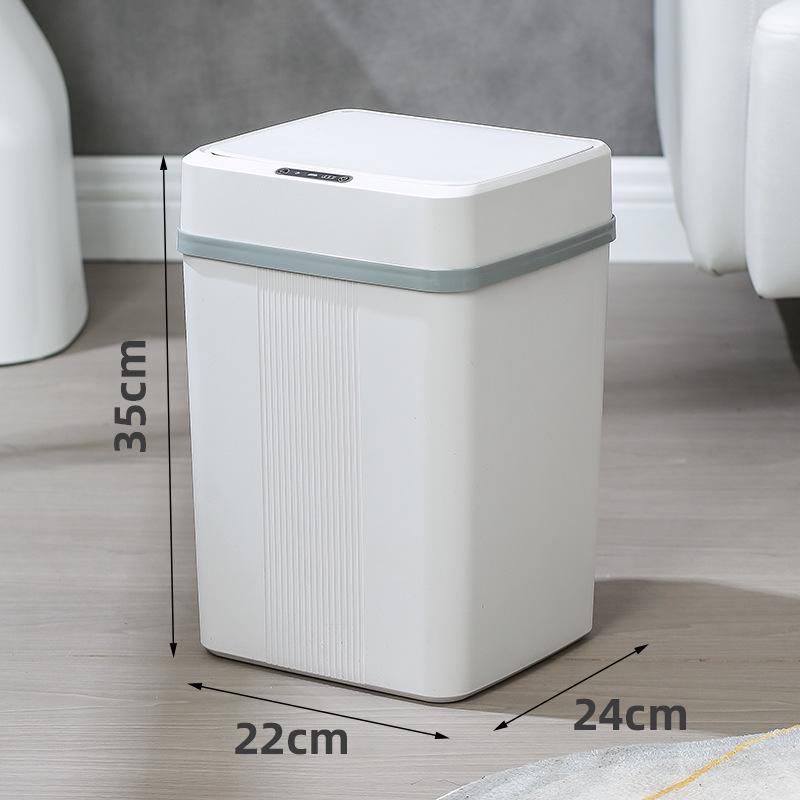 Automatic Smart Induction Trash Can for Home – Large Capacity for Living Room, Kitchen, Bathroom