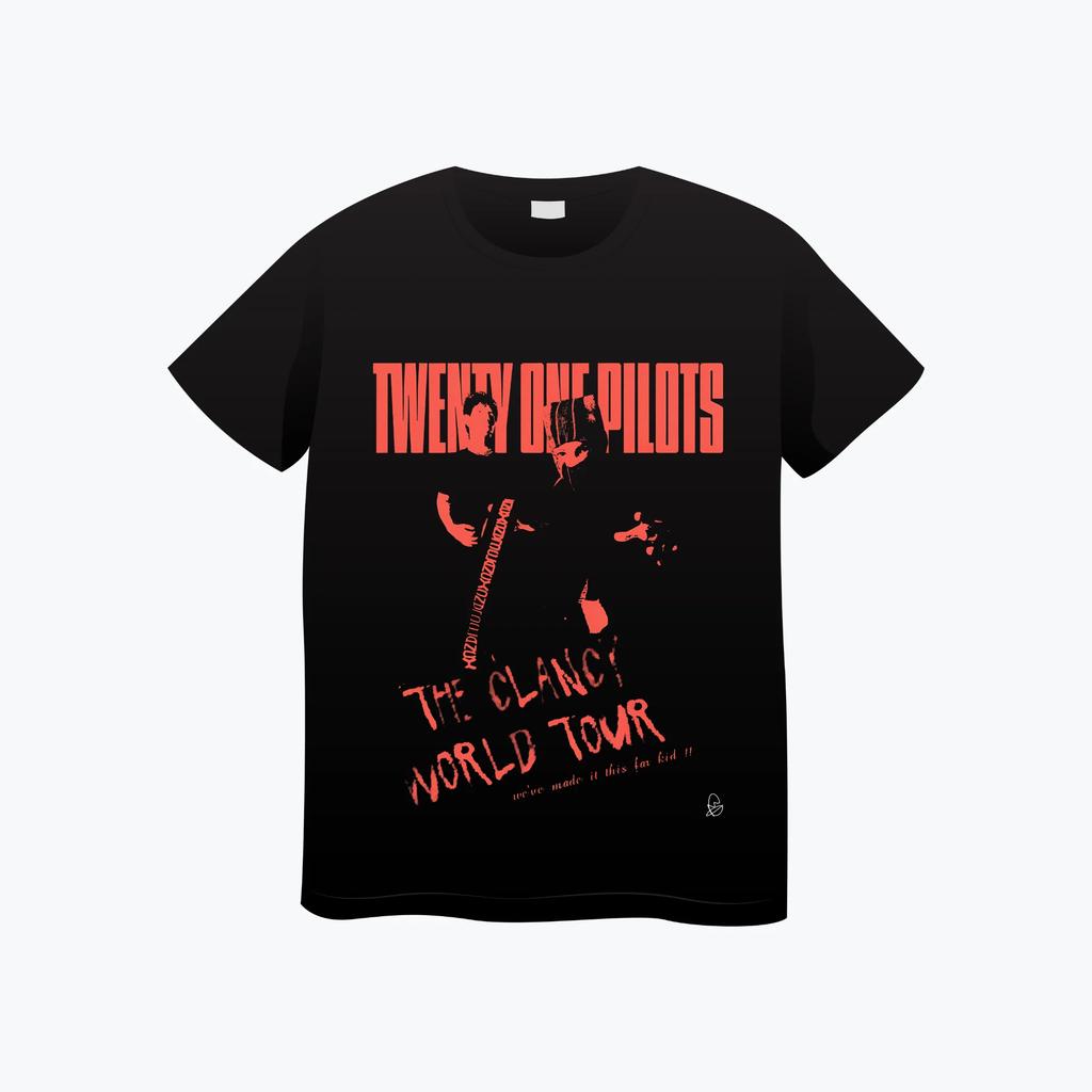 NOVÁ Pánská trička Twenty One Pilots Hiphop Street trička Americký potisk Kulatý výstřih Motocykl Volné Ležérní Unisex Top Tričko