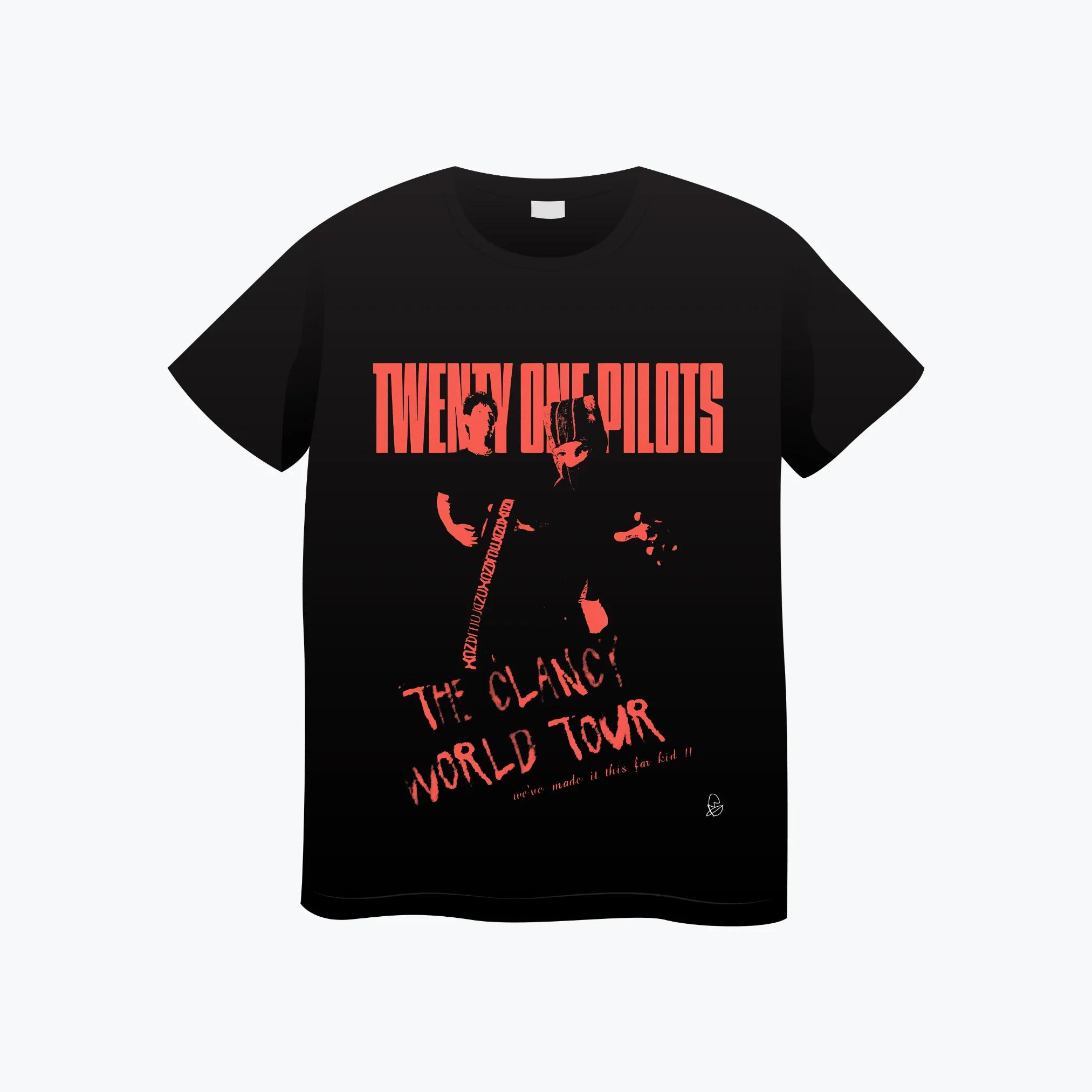 

НОВЫЕ мужские футболки Twenty One Pilots Хип-хоп Уличные футболки Американский принт Круглый вырез Мотоциклетные Свободные Повседневные Унисекс Топ Футболка M