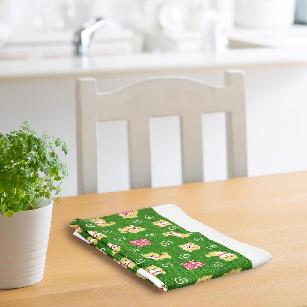 Maeda Handgefertigt in Japan Senko's Handtuch im japanischen Stil, Mameshibas Besorgung, Grün,