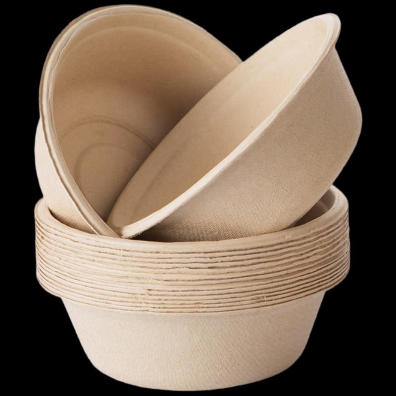CHAHUA Biodegradable Sugarcane Pulp Bowls