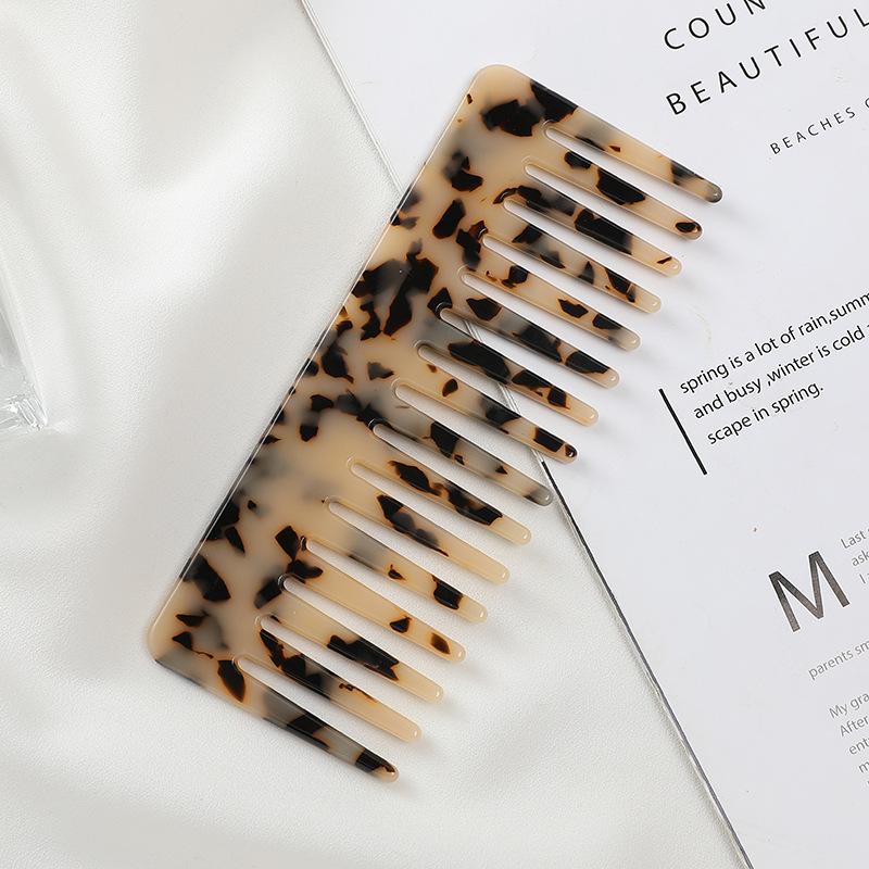 15 см Горячая Распродажа Европейская Американская Мода Доска из Уксуса Гребень для Волос Антистатический Прямоугольный Изящный Мрамор individually packaged