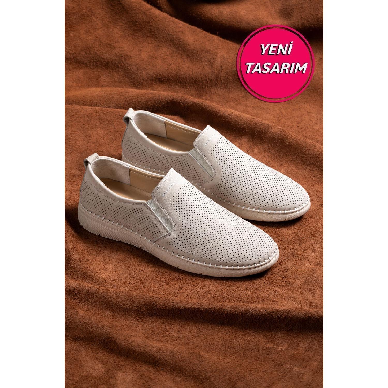 

Men s Genuine Leather Shoes, 100% Leather Shoes, Orthopedic Summer Shoes Beige 40