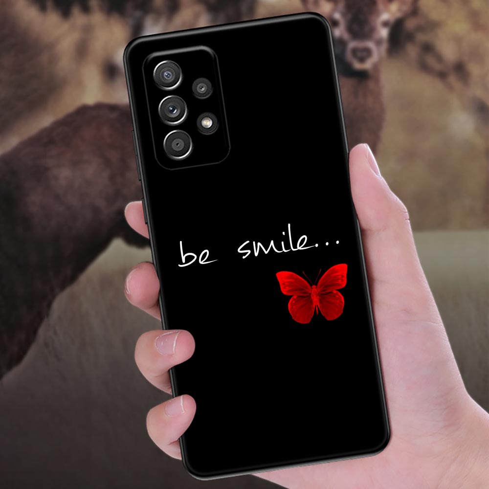 Butterfly Love Beautiful Funda For Samsung Galaxy A56 A55 A36 A26 A16 A54 A52 A72 A35 A34 A25 A21S A14 A06 Case Soft Phone Cover