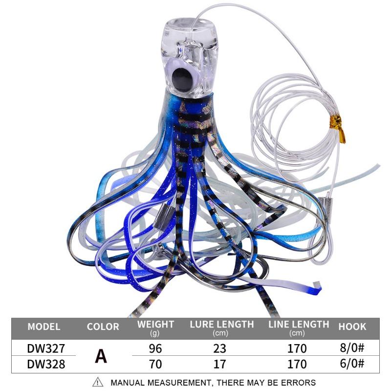 

Acrylic Octopus Shape Fishing Soft Bait Resin Bionic Fishing Lure