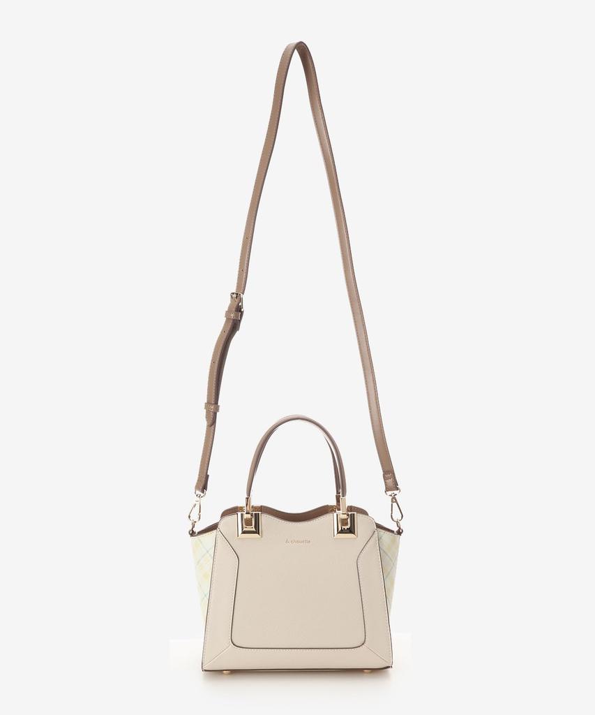 [Et Chouette] [Officiel] Sac Cabas à Carreaux avec Poignées Métalliques