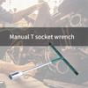6/8/10/12/14/16/18mm T Shape Handle Hex Key Wrench Hexagonal Head Spanner Wrench for Home Repair Mechanical Maintenance