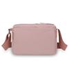Water-Repellent Multi-Compartment Bag Lightweight Small Square Bag Commuter Women's Shoulder Bag Solid Color Crossbody Bag