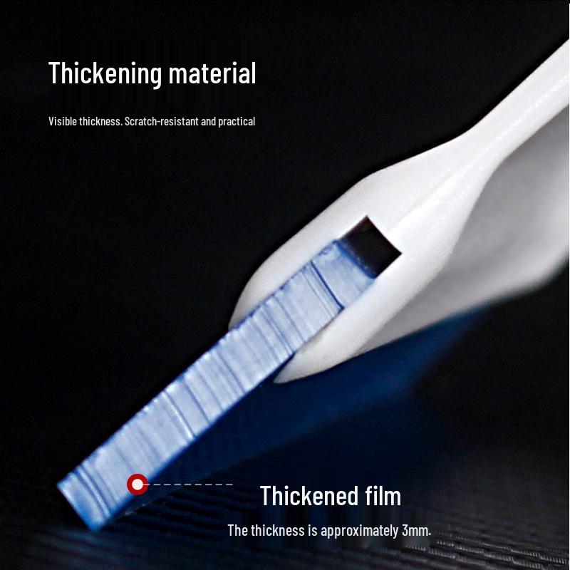 Sun Film Car Window Squeegee with Soft Rubber Triangle Scraper for Color Changing Film