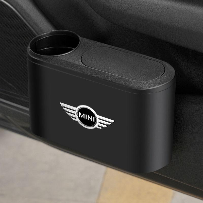 Mülleimer Autoemblem Müllbox Behälter Aufbewahrung Autozubehör Für BMW Mini Cooper F54 F55 F56 R56 R60 SONE Roadster Clubman Coupé