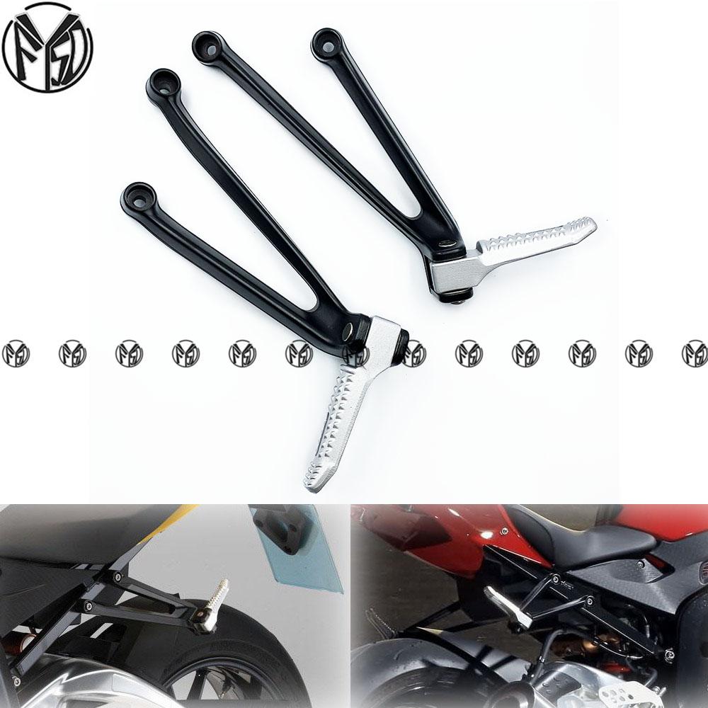 For BMW S1000RR S1000R S1000 RR R S 1000 R RR 2010-2017 2016 Motorcycle Rear Passenger Footrest Foot Peg Rest Pedal Bracket