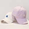 Neue einfache Buchstaben-Baseballkappe Damen Ins Trendmarke Frühling und Sommer Vielseitig Schirmmütze mit gebogenem Schirm Sonnenschutz Schattierkappe Herren
