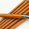 6 Pcs Set Wood Short Pole Wine Red Nylon Hair Watercolor Painting Brush 4 Kinds of Pen Point Optional Oil Paint Pen Art Supplies