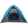 Camping Tent with Roof and Storage Blue 275 x 230 x 140 cm Taffeta
