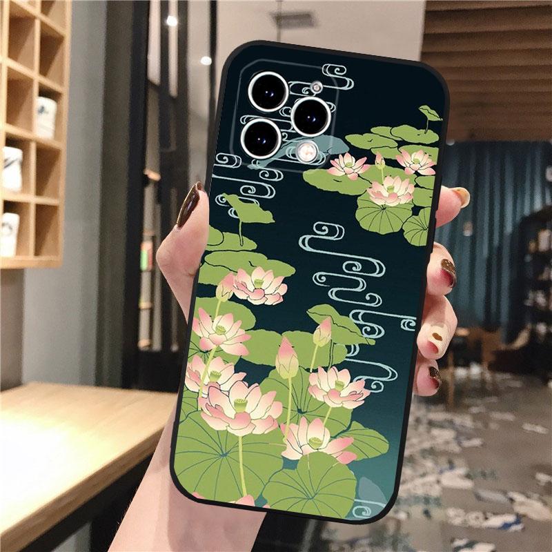 Lotusblumen-Handyhülle Für iphone 17 Pro Max 17 Pro Air 16 15 14 13 Pro Max 15 16 Pro 15Plus