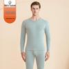 Conjunto de Ropa Interior Térmica de Algodón para Hombre LangSha