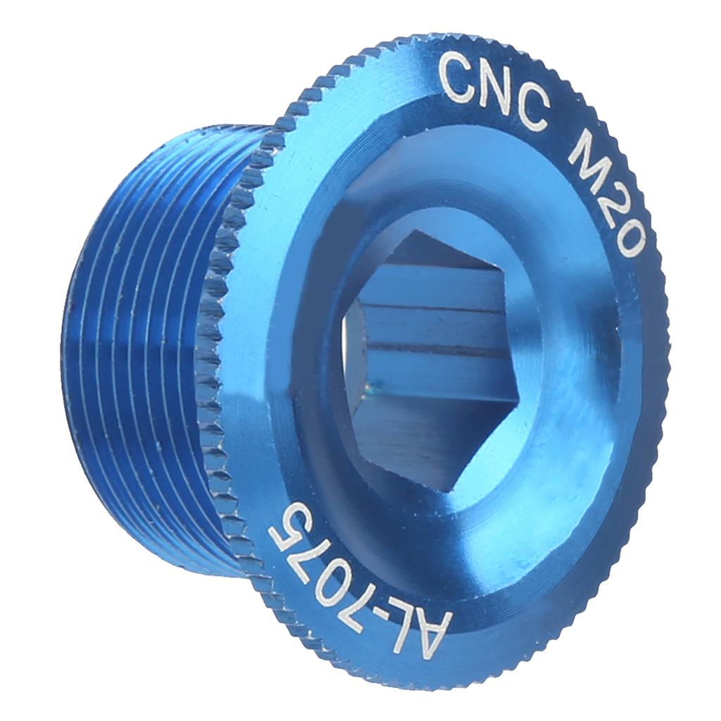 2Pcs Mountain Bike Crank Arm Fixing Aluminum Alloy Crankset Screw Cover