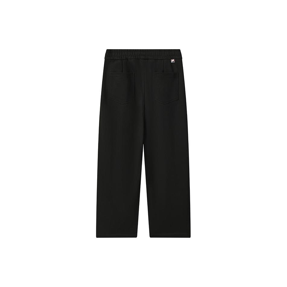 FILA Original Simple Classic Versatile Soft Yarn Knitted Straight Leg Casual Pants Men bottoms F11M549604FBK