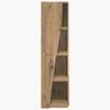 Artisan Oak Corner Cabinet 27.5 x 27 x 102 cm Particleboard