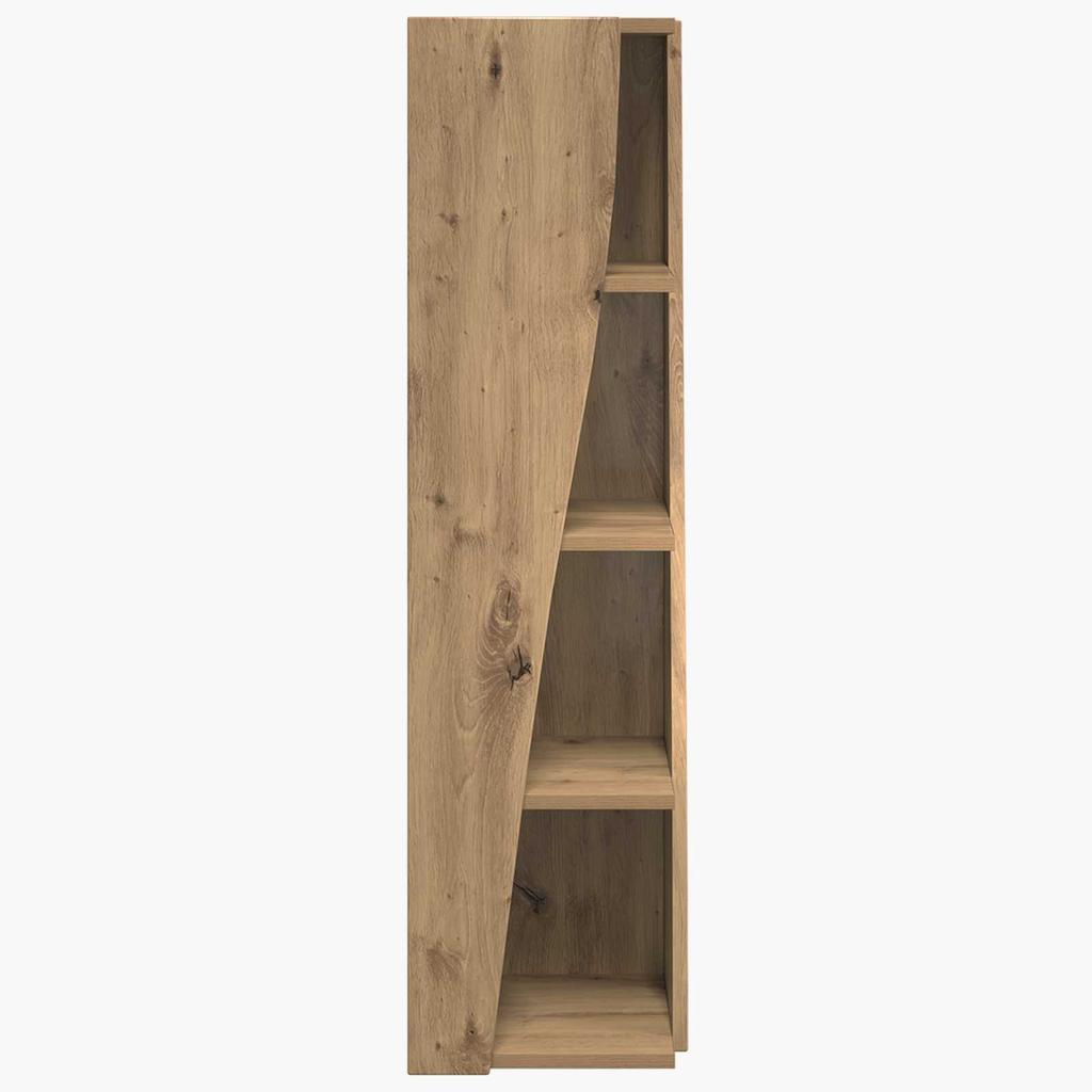 Artisan Oak Corner Cabinet 27.5 x 27 x 102 cm Particleboard