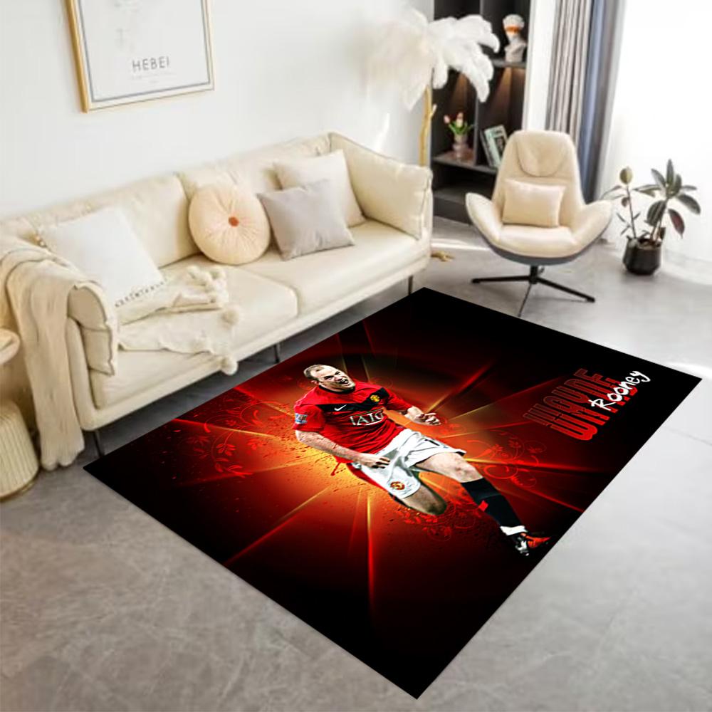 Goalkeeper Action Floor Rug Office Rug Design for Dining Room Hallway Balcony Living Rooms Anti-slip Rug Anime Office Decor