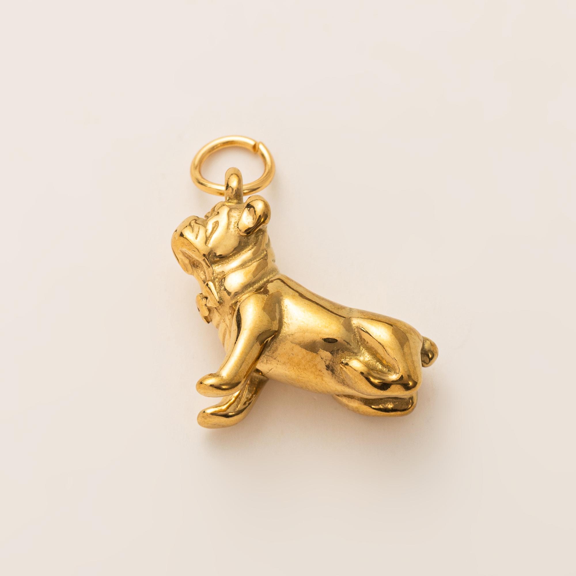 

Independent Station Animal Pendant Stainless Steel DIY Small Pendant Vacuum Electroplating Gold Color Preserving in Furnace