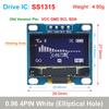 TZT 0.96 inch OLED 4PIN 7PIN  IIC Serial White Display Module 128X64 I2C SSD1306 12864 LCD Screen Board  for Arduino