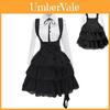 Klassisches Lolita-Kleid für Damen im Vintage-Stil mit knielanger Eleganz für Cosplay