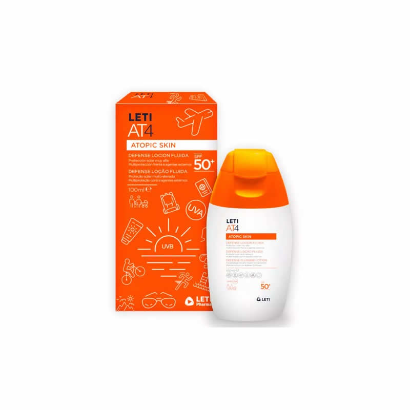 

Лети АТ4 Жидкий Солнцезащитный Лосьон Spf50+ 100мл