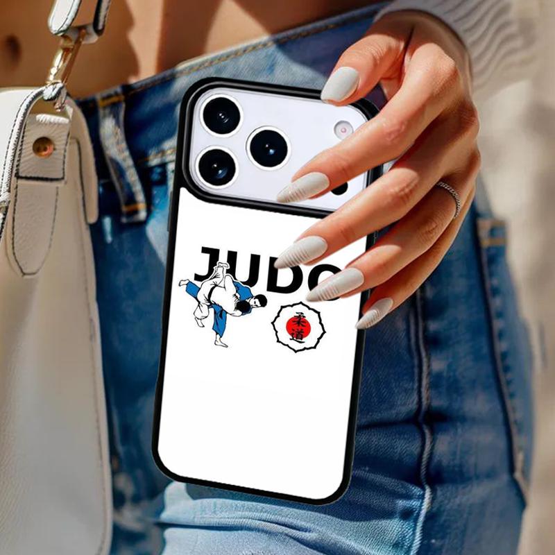 Judo Colorful Cute Phone Case For iPhone 17 Air 14 15 13 12 Max Cover For Apple 14 15 16 16e 11 Pro Max Plus