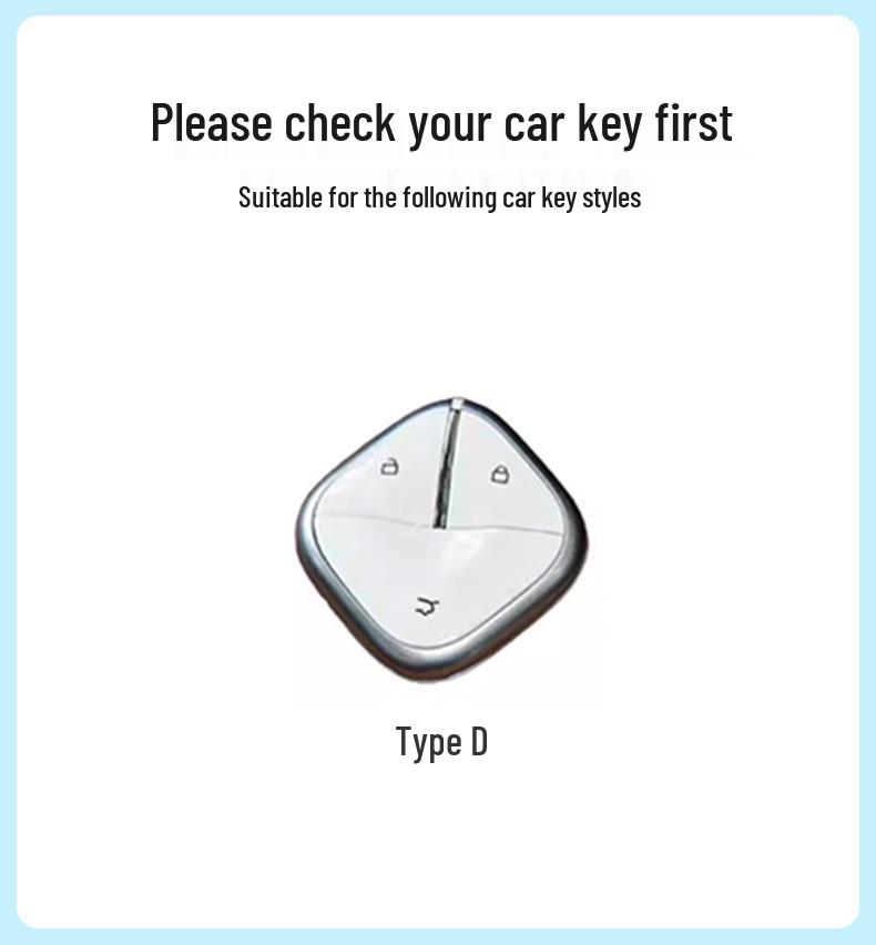 Compatible Wuling Bingo Airev Qingkong Genuine Leather Key Cover