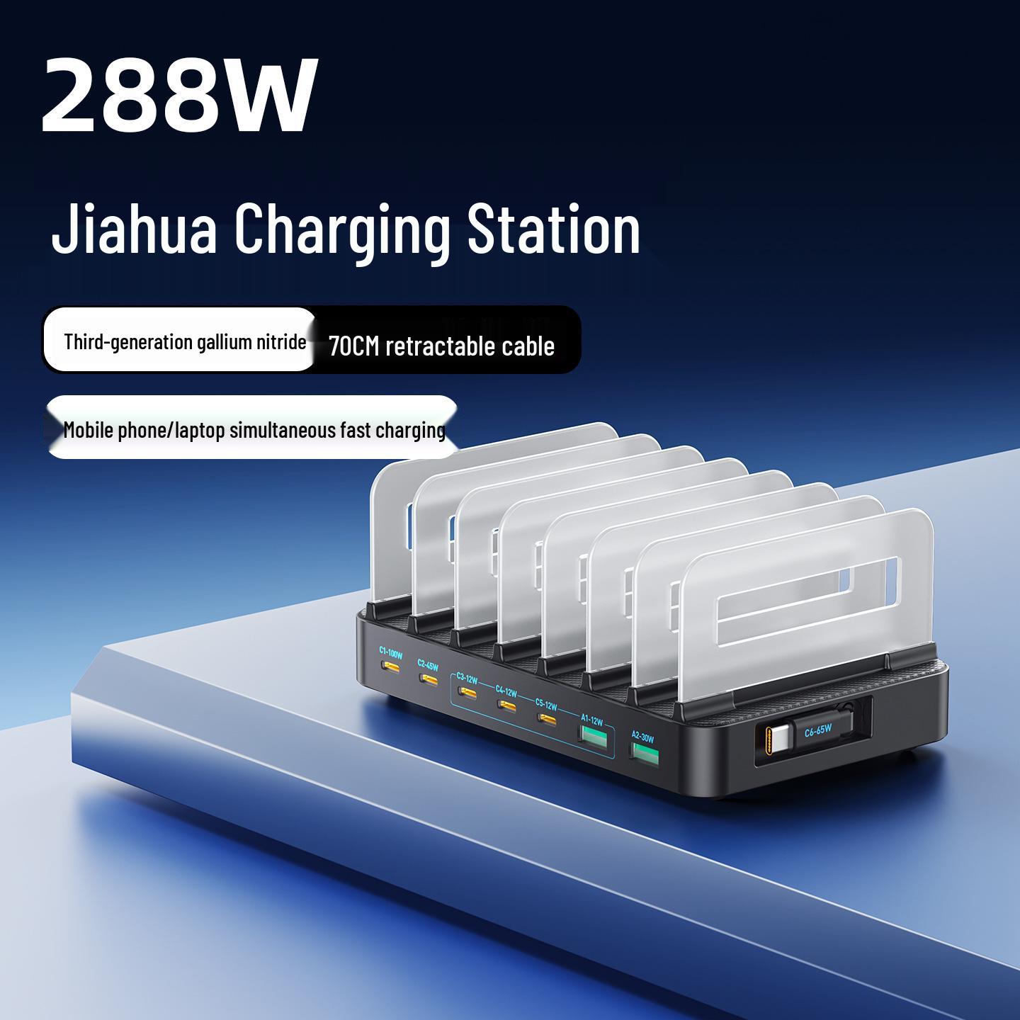 

288W Multi-Port USB Desktop Charging Station for Phones & Tablets AU Standard