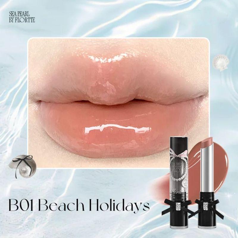 FLORTTE - Ruj Seria Perle de Mare - 8 Culori