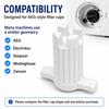 96mm 4-Prong Washing Machine Filter Cap Wrench T-Handle Ribbed Grip Spanner Deep Recess Drain Pump Filter Laundry Repair Tool