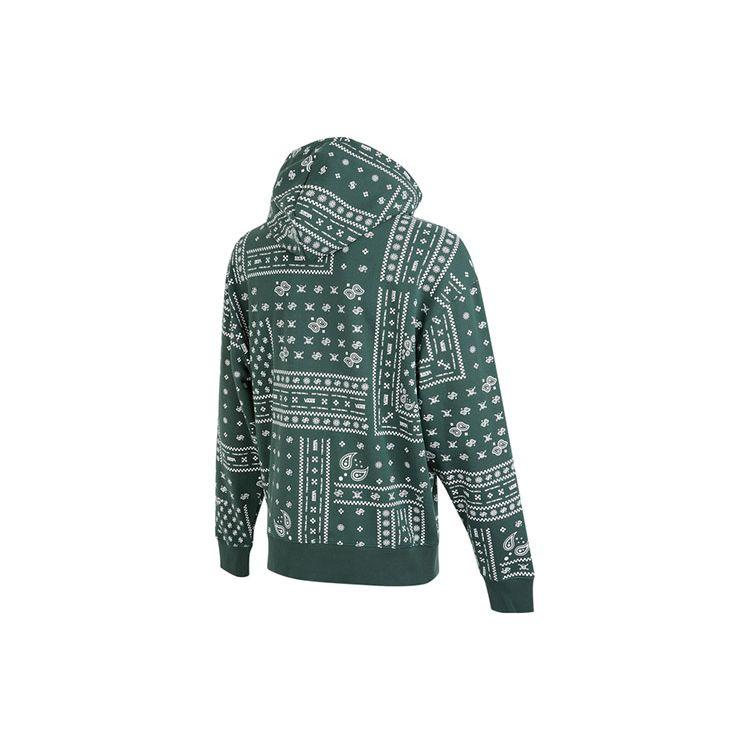 Vans Sweat à capuche de sport à imprimé fleurs de cajou pour homme Vert VN0A5H8DCX9
