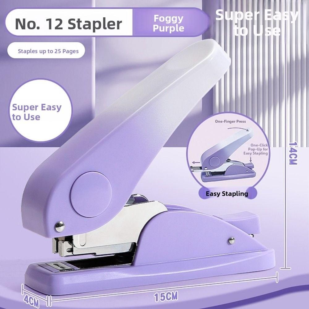 Metal Labor-Saving Stapler Up To 25 Pages Book Binding Machines Desk Stapler  Office School Use