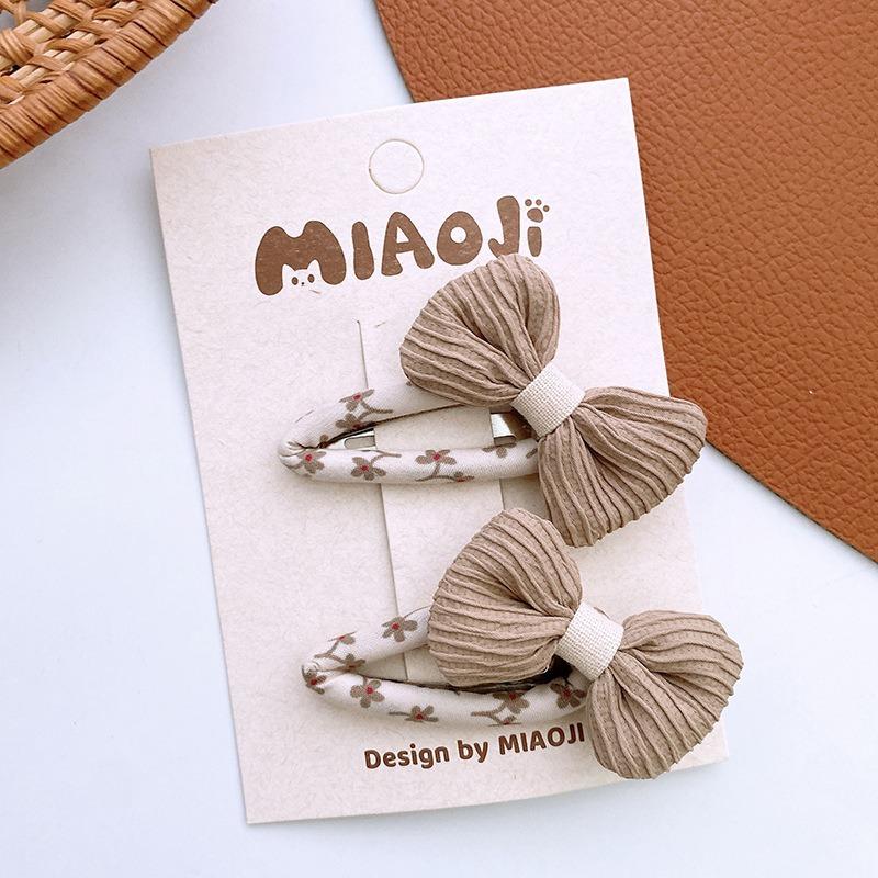 

Милые заколки-бантики с цветами для волос для женщин, девочек, детей, заколки-банты, заколки-автоматы, аксессуары, шпильки для волос, головные уборы, украшения