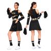 Bohemian Cheerleader Costume Set With Cotton Blend Fabric For Cosplay And Costume Parties