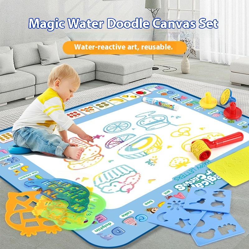 Children's oversized water painting blanket Magic water canvas Color writing blanket Graffiti pad Painting pad