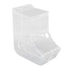 Automatic Hamster Feeder Clear Plastic Anti Tipping Pet Food Dispenser for Squirrel Hedgehog Guinea Pig ZS 02