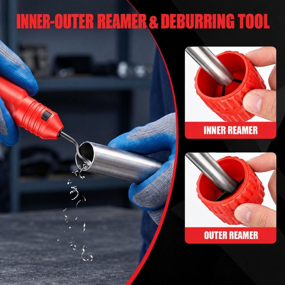 Multi-functional Pipe Cutter Tool PVC Copper  Aluminum Pipe Cutting Deburring Tool  Plumbing Work