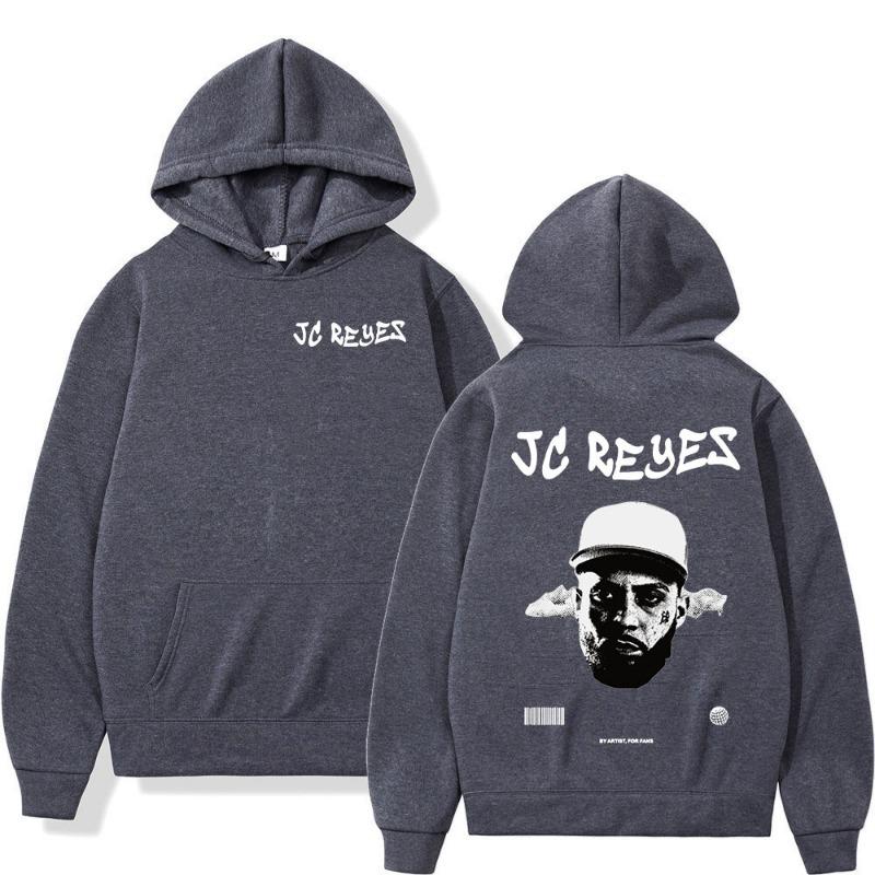Rapper Jc Reyes Hoodies Men's Women Clothing Fashion Hip Hop Pullovers Casual Fleece Oversized Long Sleeves Hooded Sweatshirts