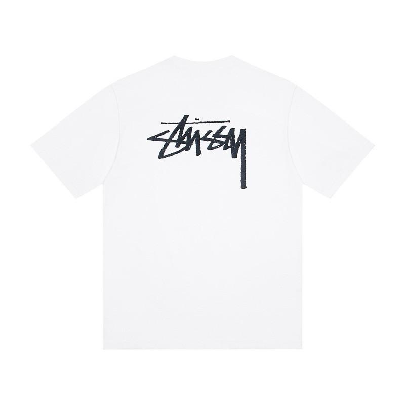 Camiseta de Algodón Unisex de Corte Holgado con Estampado de Letras Camiseta Casual de Manga Corta para Adolescentes y Adultos