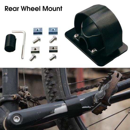 

1 комплект, универсальный крепежный зажим для передней вилки, быстросъемный, устойчивый к сжатию, высокопрочный держатель заднего колеса, велосипедные компоненты