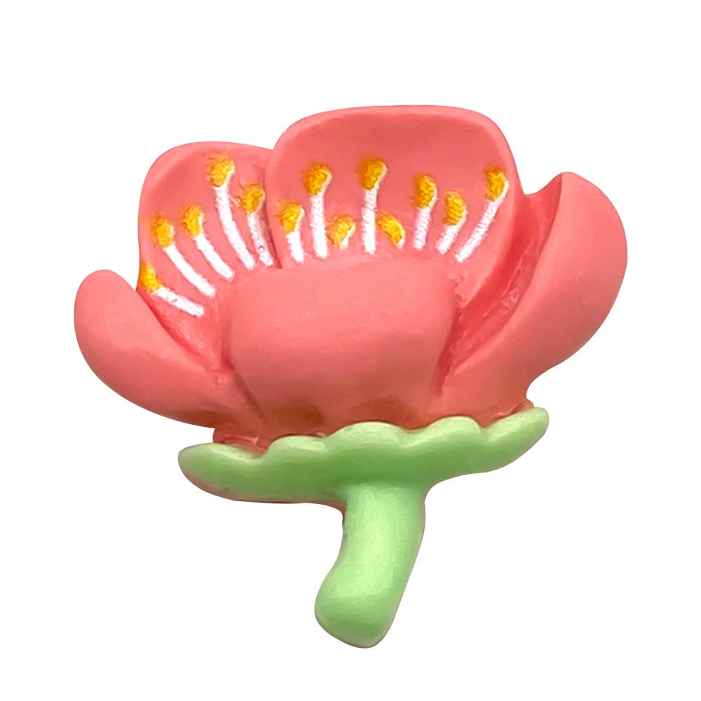Flower Series Resin Croc Charms: DIY Floral Shoe Accessories & Decorations