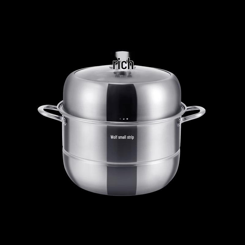 Zhang Xiao Quan Joyful Home 30cm Stainless Steel 2-Layer Steamer