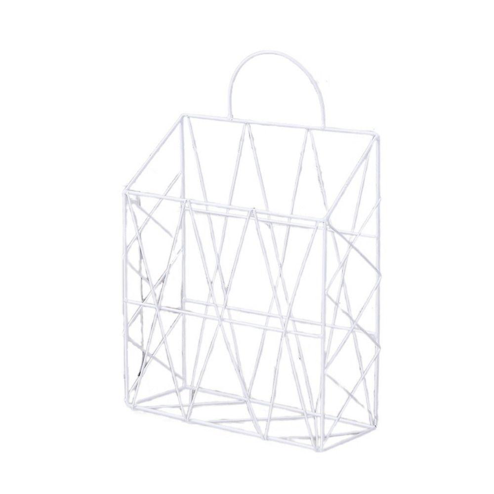 Iron Heavy Duty for Office Home Newspaper Holder Bookshelf Desktop Organizer Rack File Holder